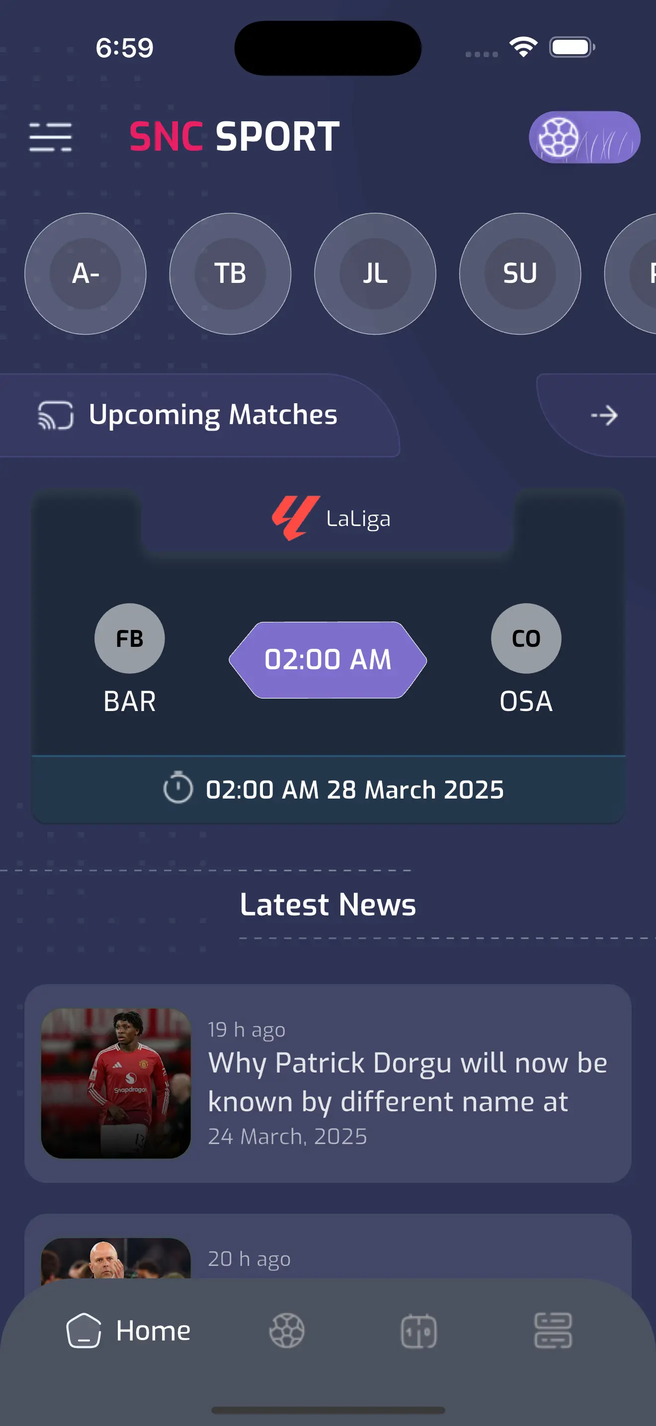 Cricket App Screenshot